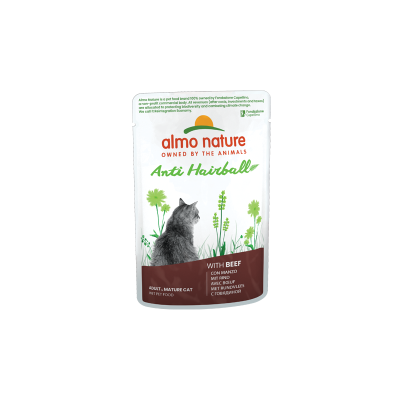 HOLISTIC FUNCTIONAL ANTI HAIRBALL complete food for cats with